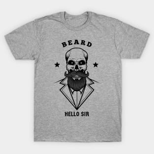 EPIC Beard Hello SIR Design T-Shirt